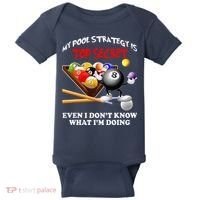 Funny Billiards ArtFor Men Women Billiards Pool Players Baby Bodysuit thumb 0