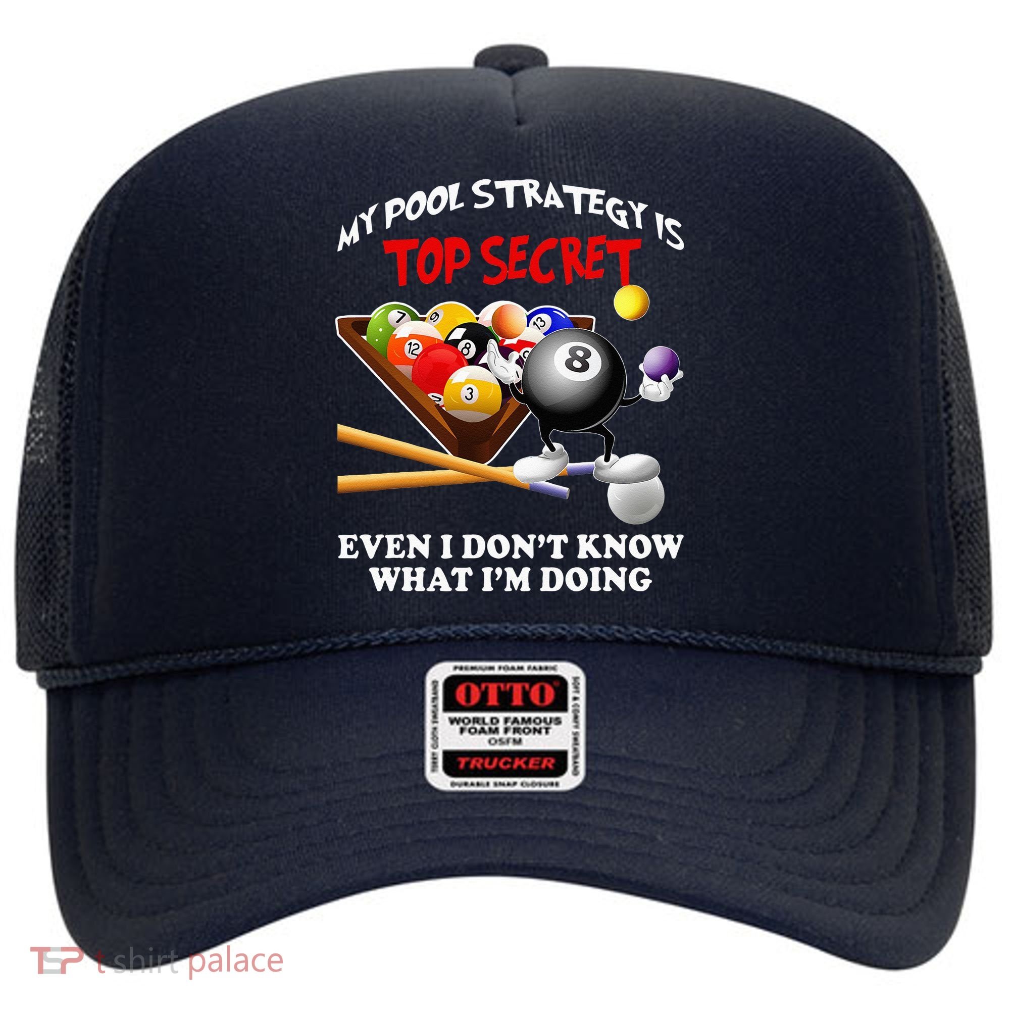 Funny Billiards ArtFor Men Women Billiards Pool Players Hat