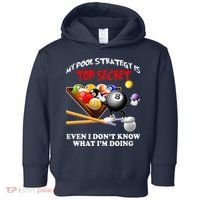 Funny Billiards ArtFor Men Women Billiards Pool Players Toddler Hoodie thumb 0