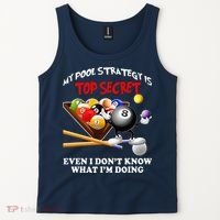 Funny Billiards ArtFor Men Women Billiards Pool Players Tank Top thumb 2