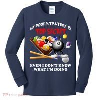 Funny Billiards ArtFor Men Women Billiards Pool Players Kids Long Sleeve Shirt thumb 0