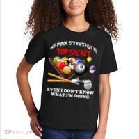 Funny Billiards ArtFor Men Women Billiards Pool Players Kids T-Shirt thumb 2