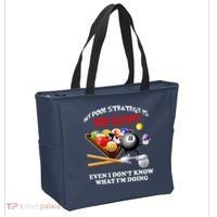 Funny Billiards ArtFor Men Women Billiards Pool Players Tote Bag thumb 2