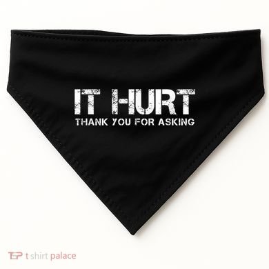 Funny Broken Arm Or Broken Leg USA-Made Doggie Bandana