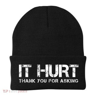 Funny Broken Arm Or Broken Leg Beanie