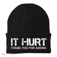 Funny Broken Arm Or Broken Leg Beanie thumb 0