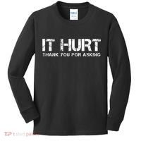 Funny Broken Arm Or Broken Leg Kids Long Sleeve Shirt thumb 0