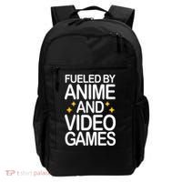 Fueled By Anime And Video Games Gaming Backpack thumb 0
