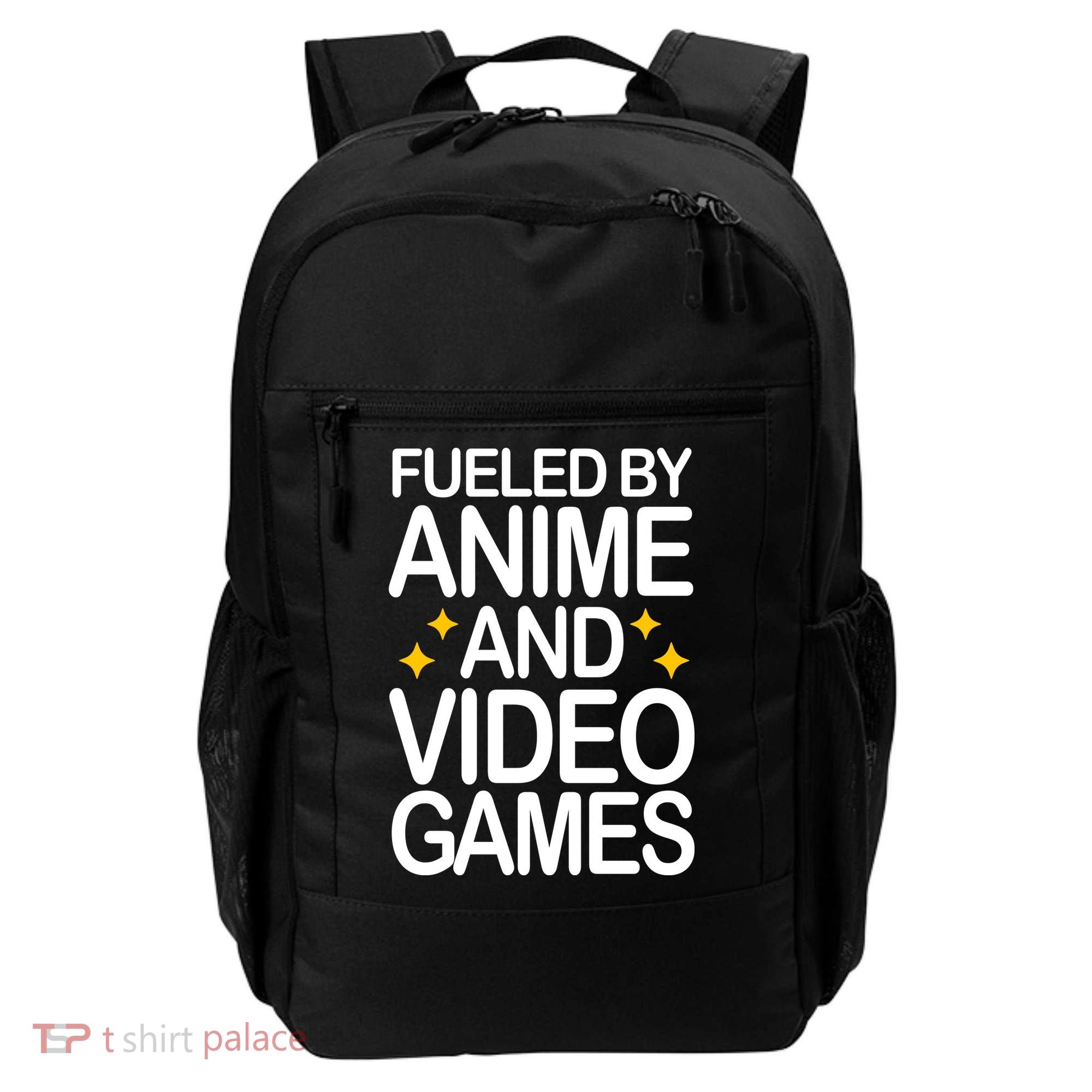 Fueled By Anime And Video Games Gaming Backpack