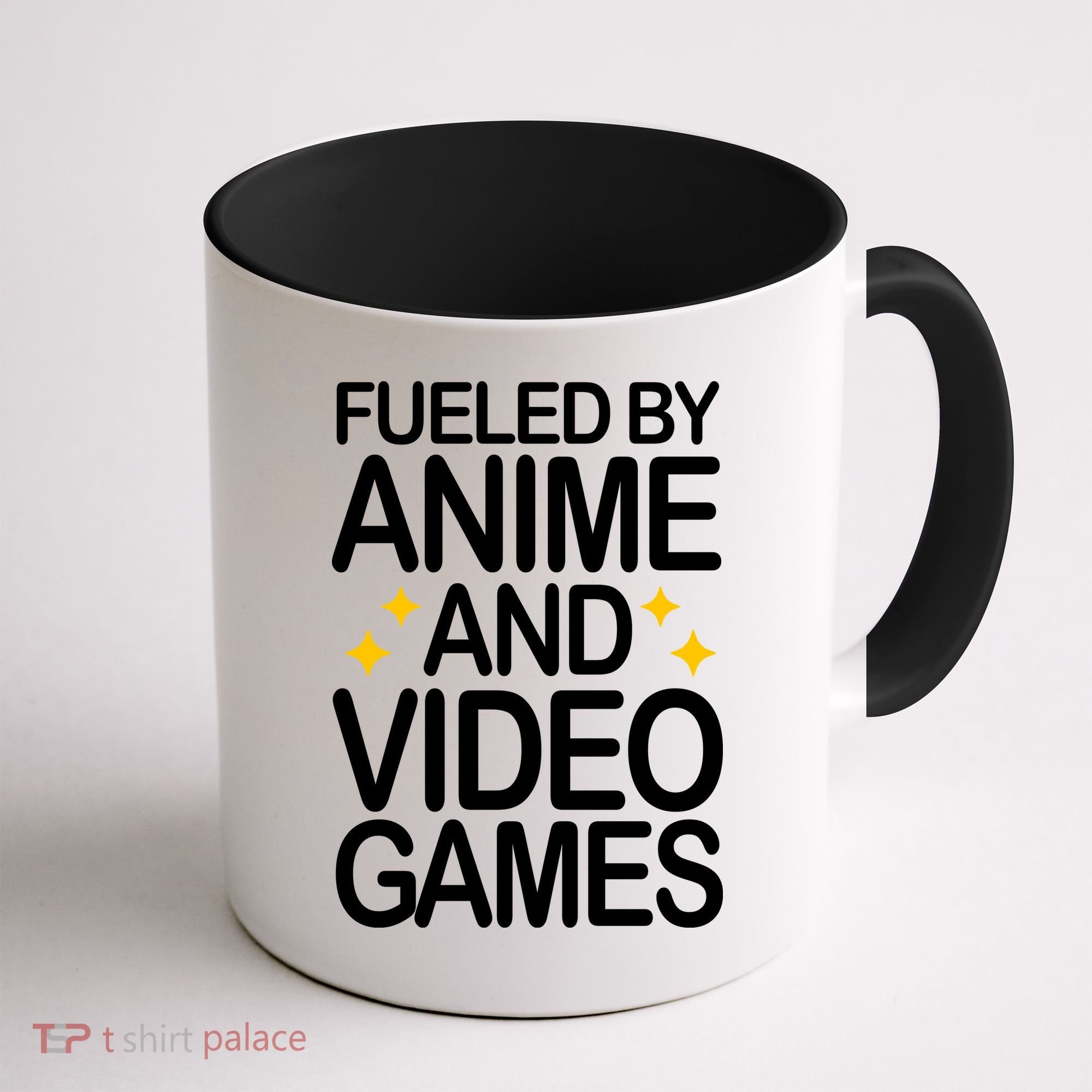 Fueled By Anime And Video Games Gaming Coffee Mug