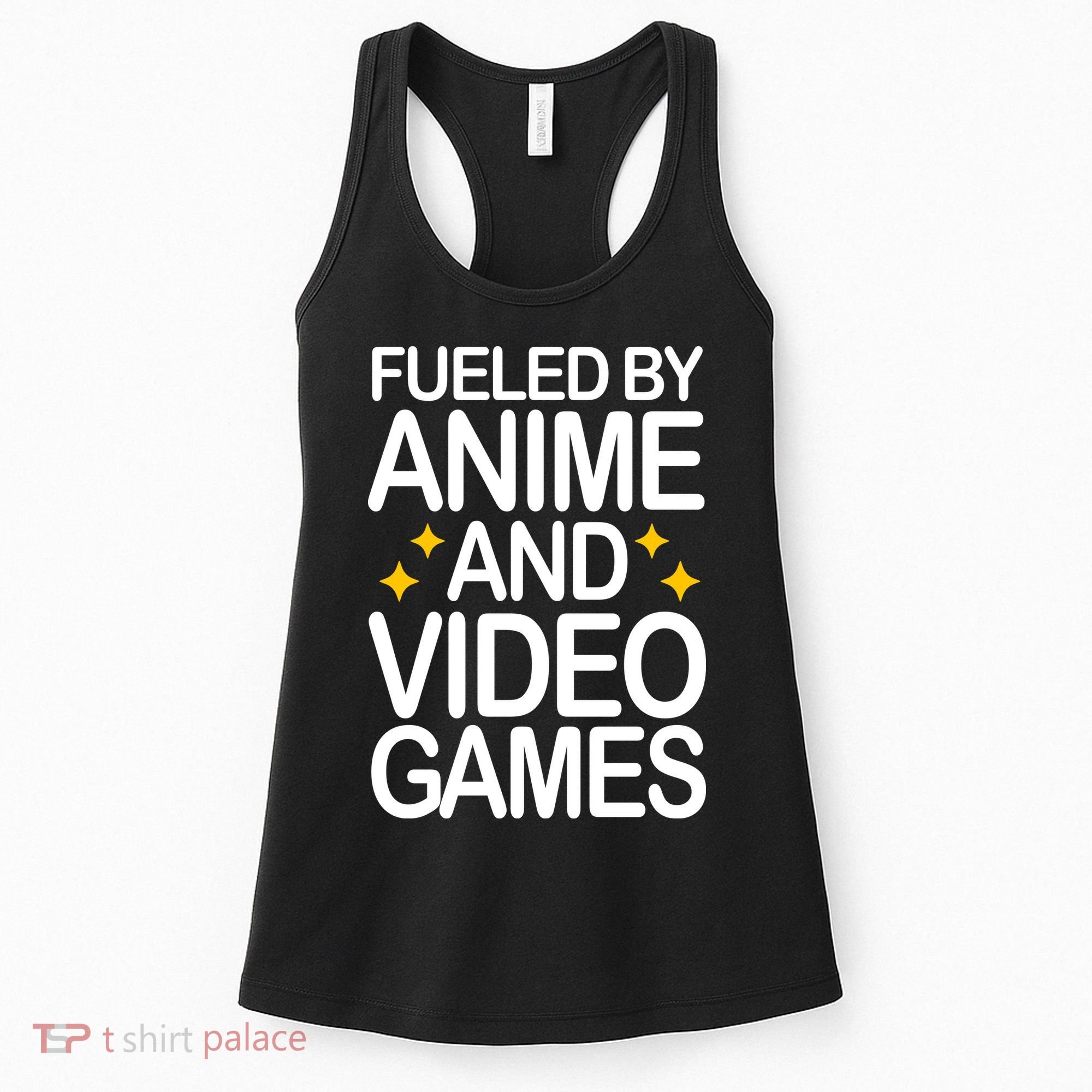 Fueled By Anime And Video Games Gaming Women's Tank Top