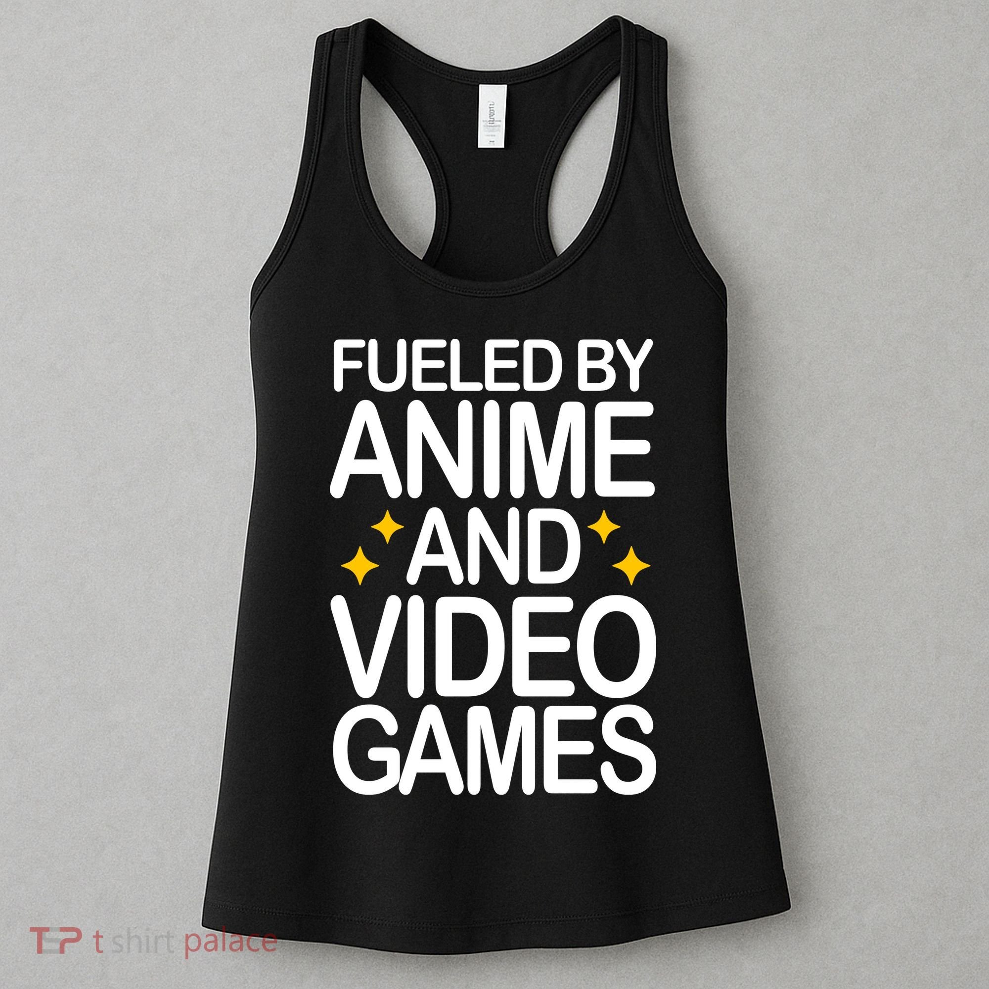 Fueled By Anime And Video Games Gaming Women's Tank Top