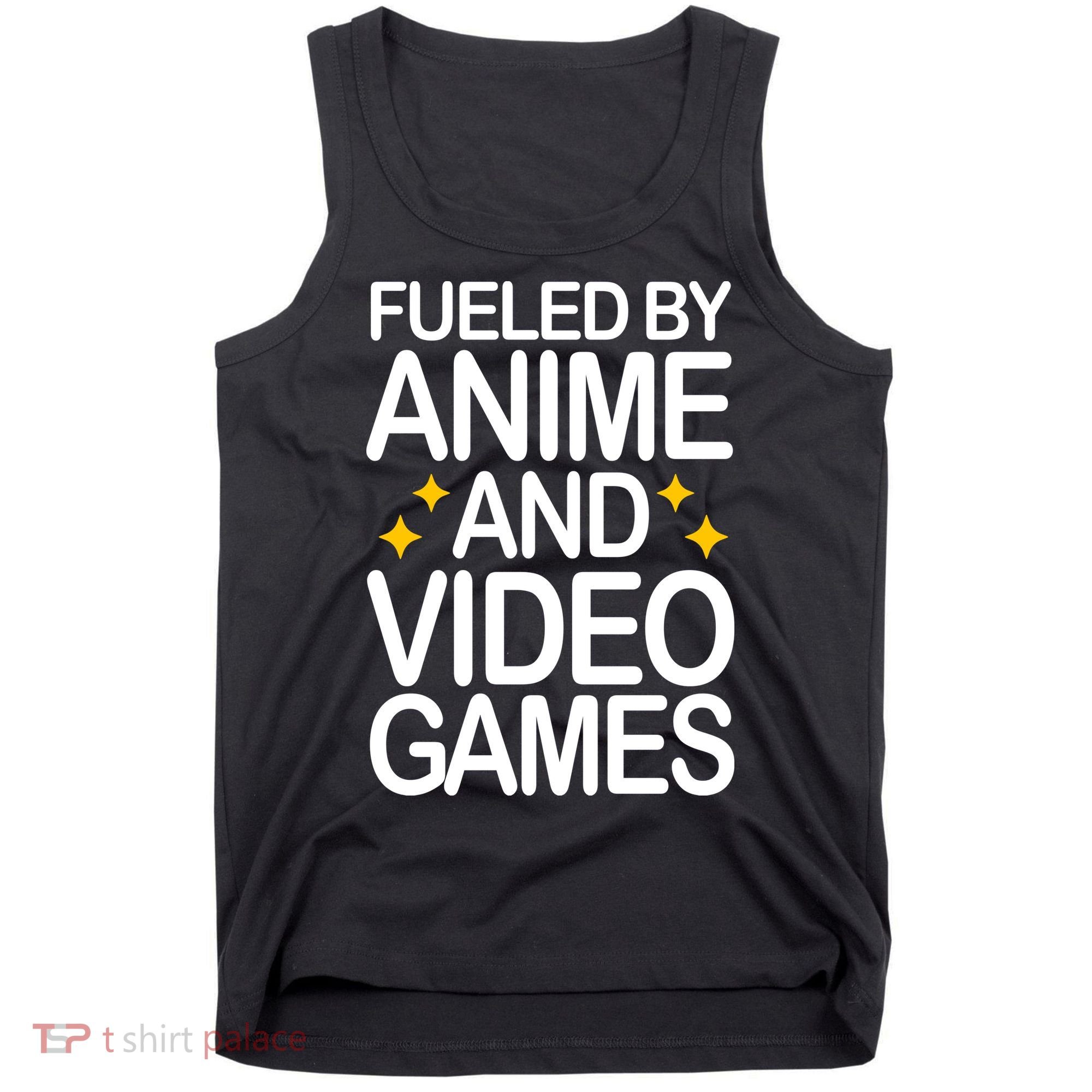 Fueled By Anime And Video Games Gaming Tank Top