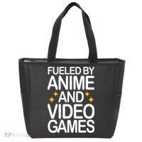 Fueled By Anime And Video Games Gaming Tote Bag thumb 0