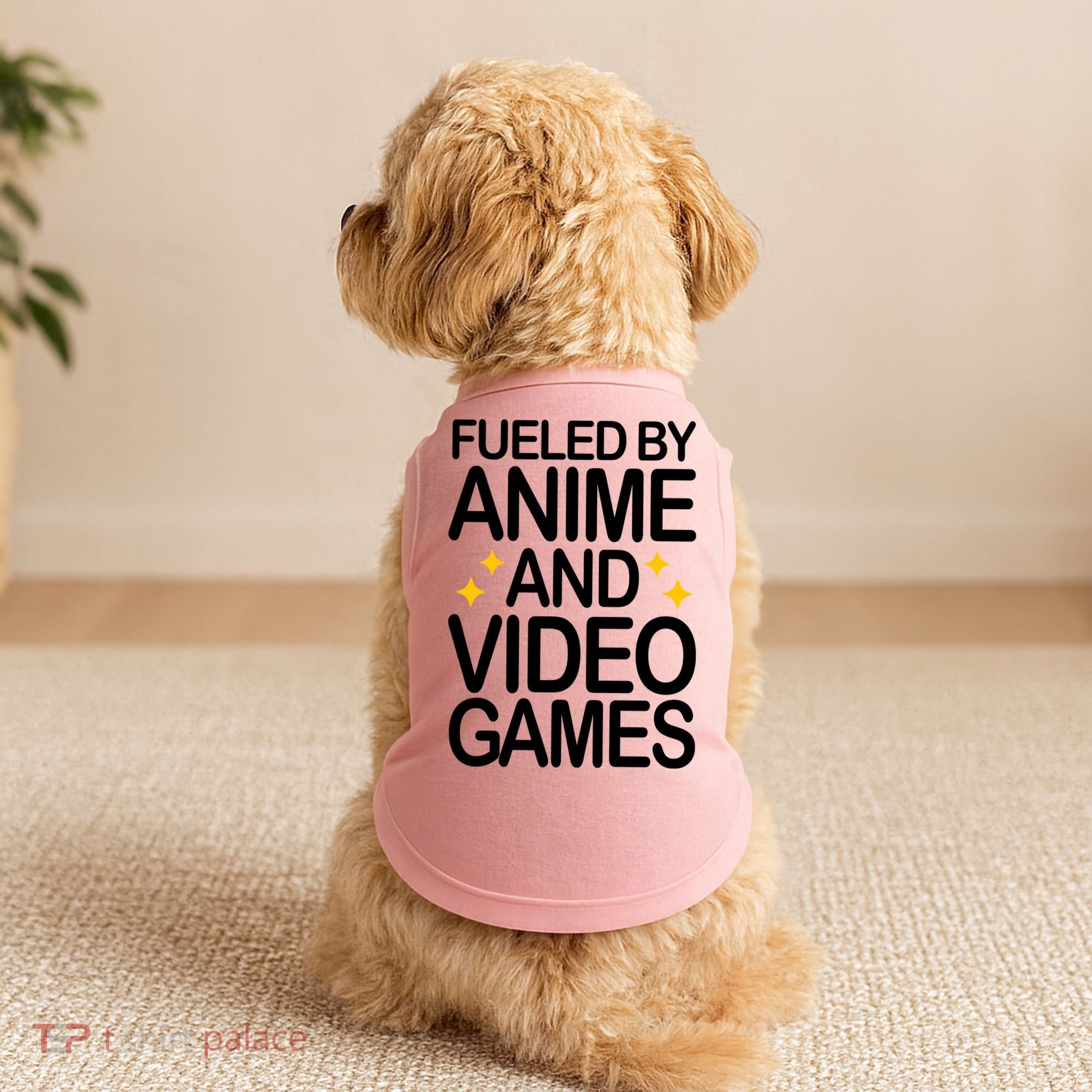 Fueled By Anime And Video Games Gaming Doggie Tank