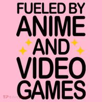 Fueled By Anime And Video Games Gaming Long Sleeve Shirt thumb 2