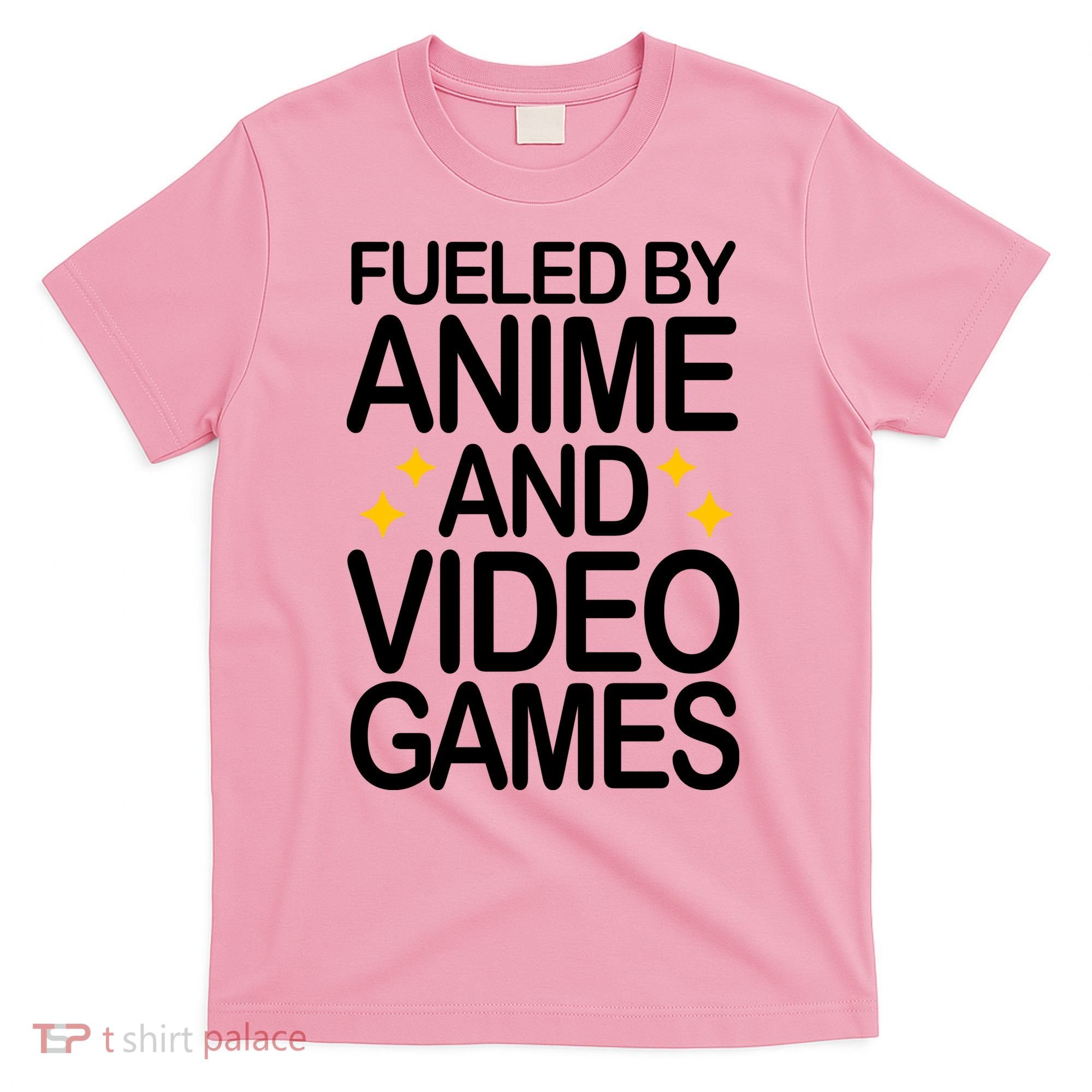 Fueled By Anime And Video Games Gaming T-Shirt