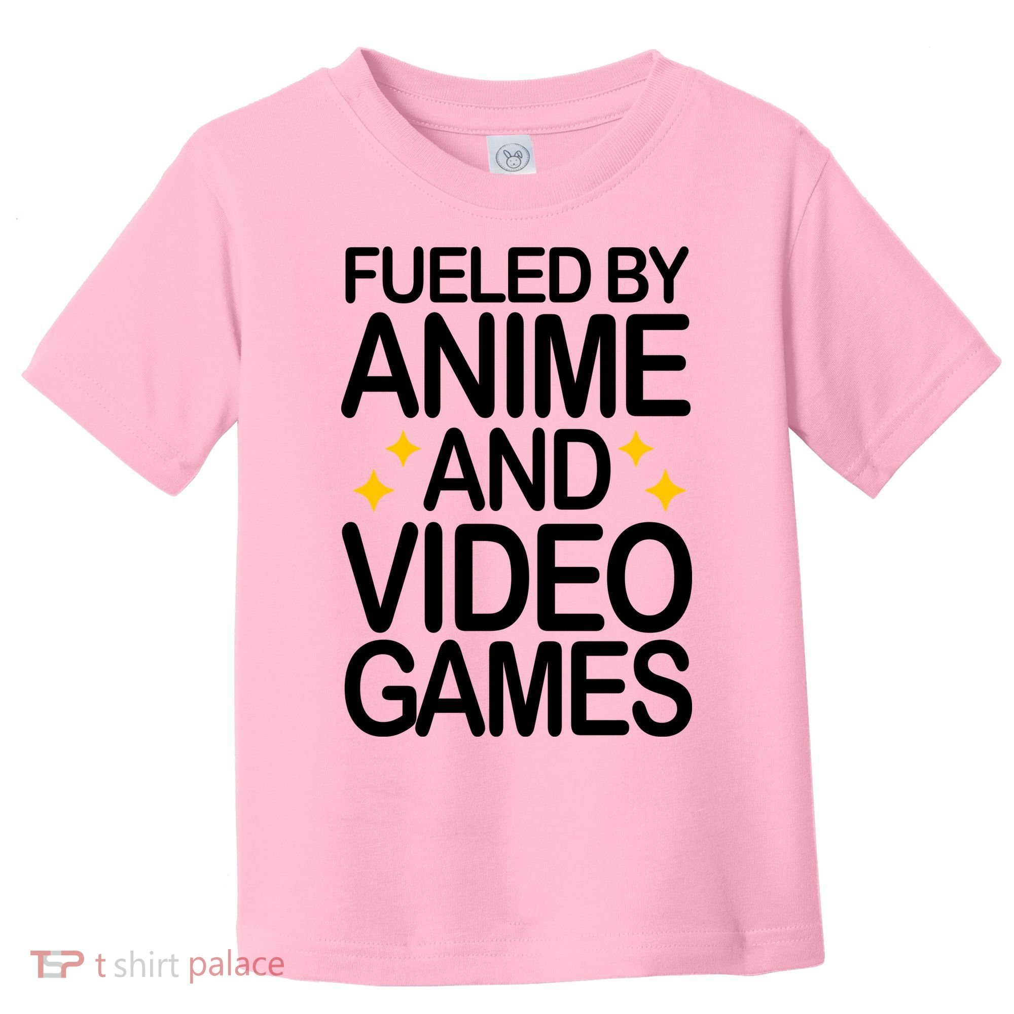 Fueled By Anime And Video Games Gaming Toddler T-Shirt