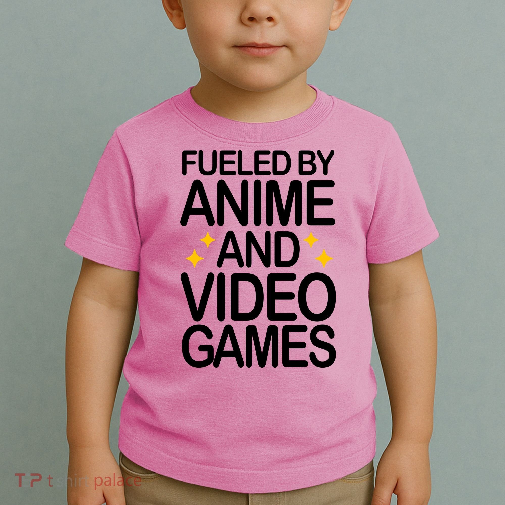 Fueled By Anime And Video Games Gaming Toddler T-Shirt
