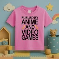 Fueled By Anime And Video Games Gaming Toddler T-Shirt thumb 3