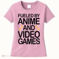Fueled By Anime And Video Games Gaming Women's T-Shirt thumb 0