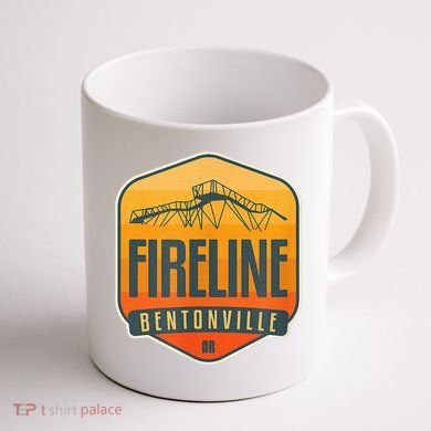 Fireline Bentonville Arkansas Coffee Mug back