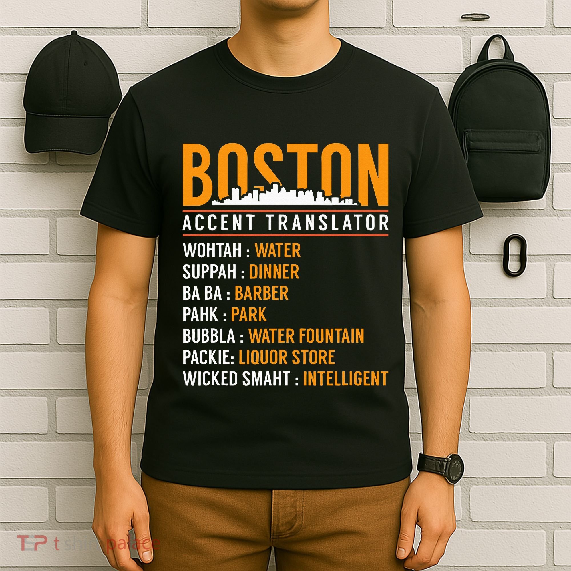 Funny Boston Accent Translator T-Shirt