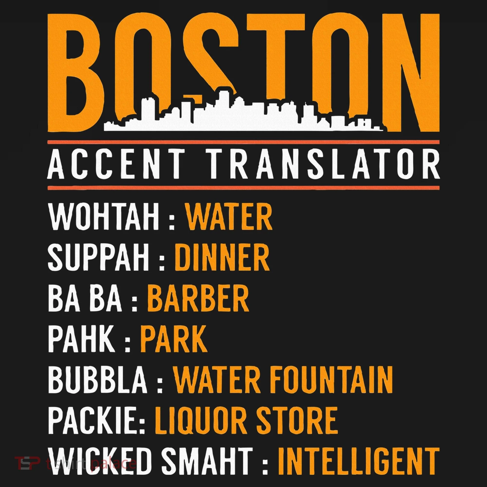Funny Boston Accent Translator Coaster