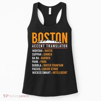 Funny Boston Accent Translator Women's Tank Top