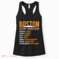 Funny Boston Accent Translator Women's Tank Top thumb 0