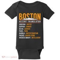Funny Boston Accent Translator Baby Bodysuit thumb 0