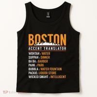 Funny Boston Accent Translator Tank Top thumb 2