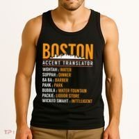Funny Boston Accent Translator Tank Top thumb 3