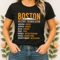 Funny Boston Accent Translator Women's T-Shirt thumb 2