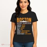 Funny Boston Accent Translator Women's T-Shirt thumb 4