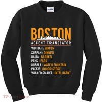 Funny Boston Accent Translator Kids Sweatshirt thumb 0