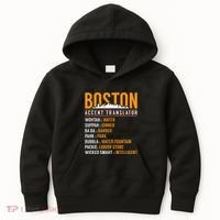 Funny Boston Accent Translator Kids Hoodie thumb 0