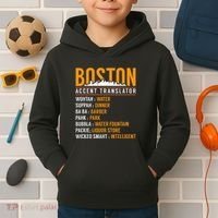 Funny Boston Accent Translator Kids Hoodie thumb 2