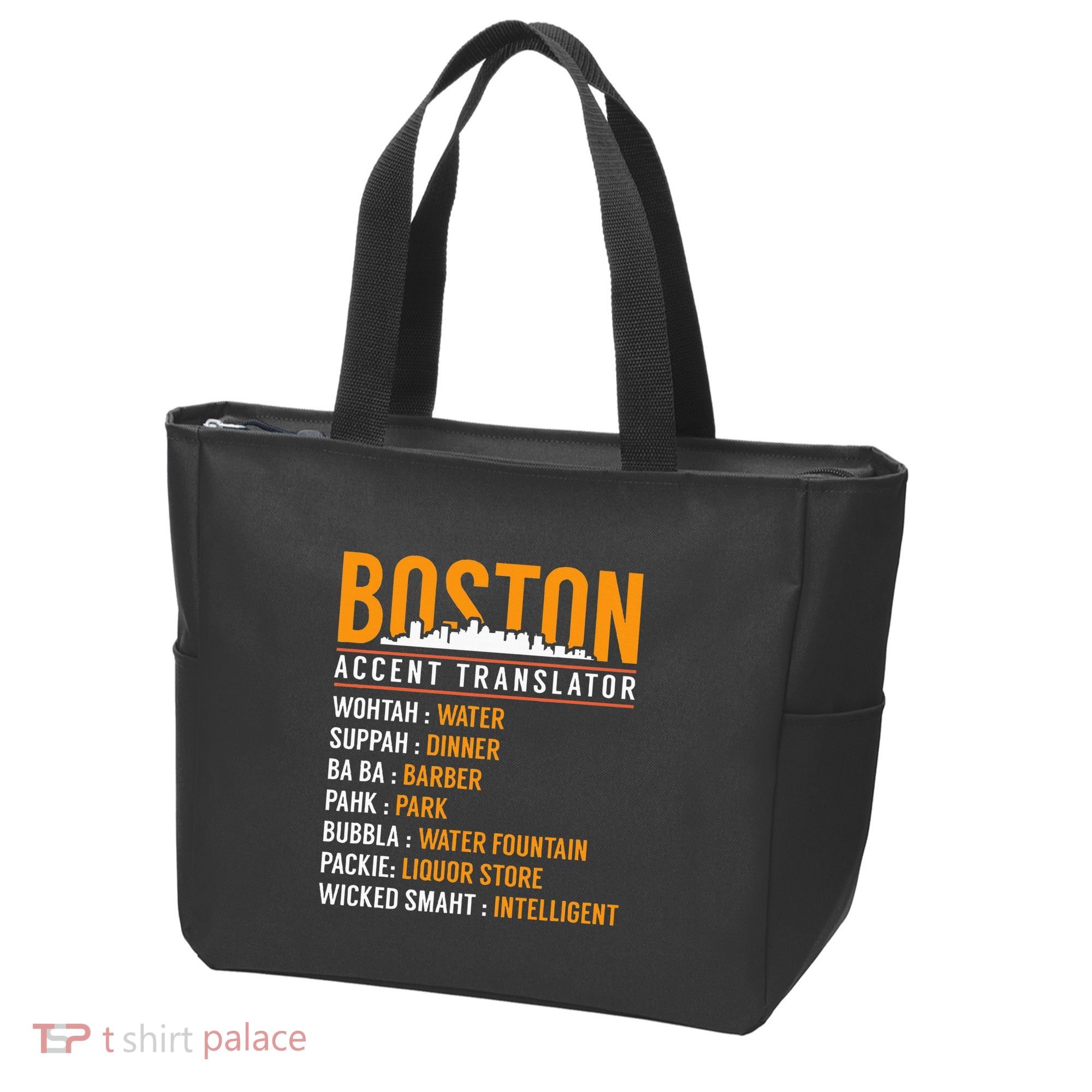 Funny Boston Accent Translator Tote Bag