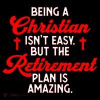 Funny Being A Christian Isn't Easy Retirement Plan Amazing Gift Women's Hoodie thumb 2