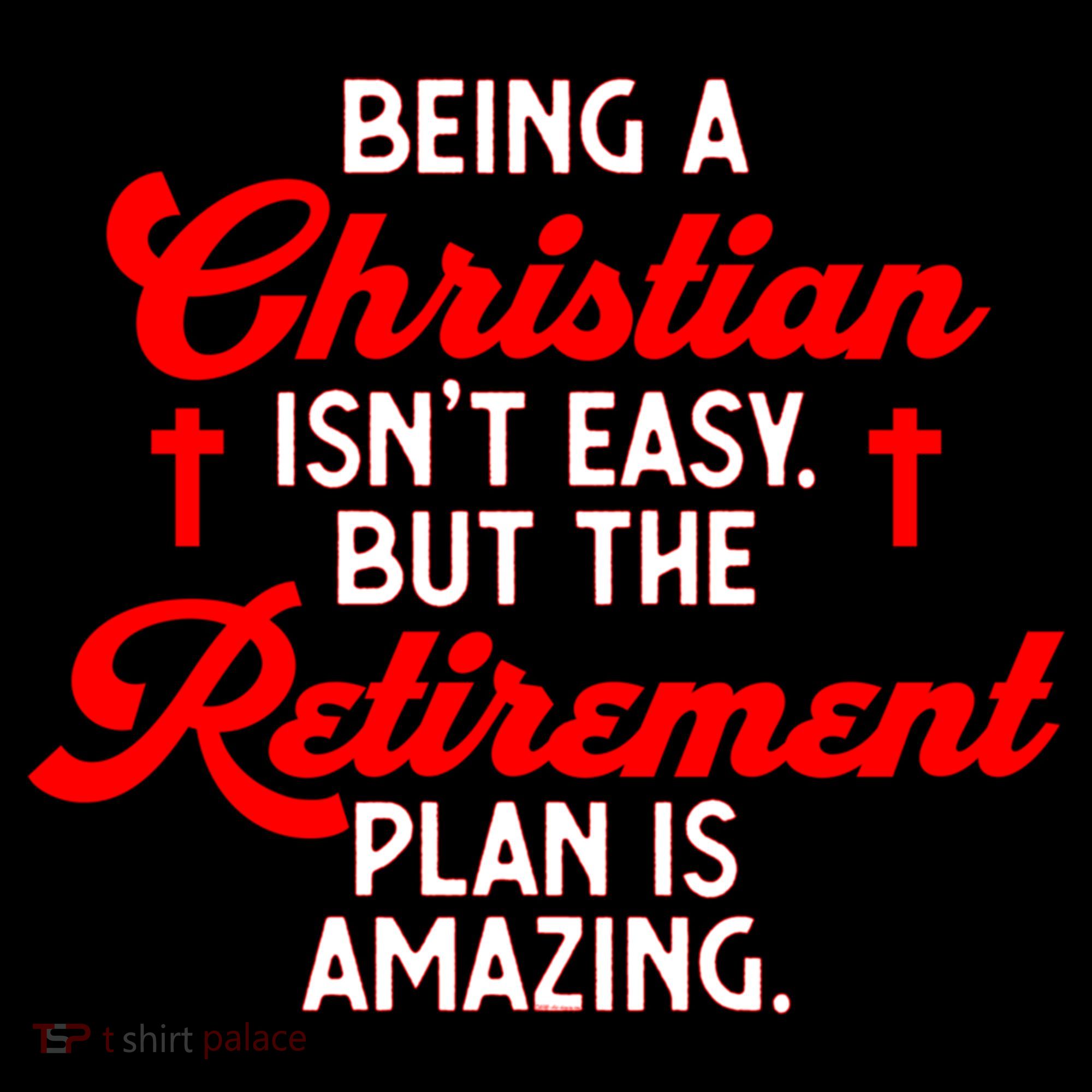 Funny Being A Christian Isn't Easy Retirement Plan Amazing Gift Women's Hoodie