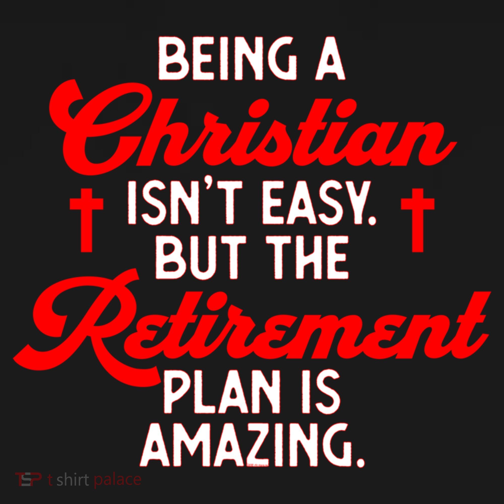 Funny Being A Christian Isn't Easy Retirement Plan Amazing Gift Ornament