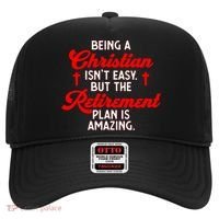 Funny Being A Christian Isn't Easy Retirement Plan Amazing Gift Hat thumb 0