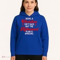 Funny Being A Christian Isn't Easy Retirement Plan Amazing Gift Hoodie thumb 5