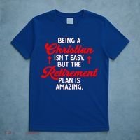 Funny Being A Christian Isn't Easy Retirement Plan Amazing Gift T-Shirt thumb 5