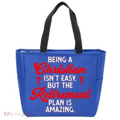 Funny Being A Christian Isn't Easy Retirement Plan Amazing Gift Tote Bag
