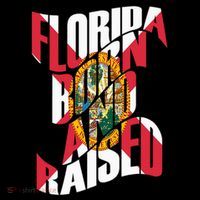 Florida Born And Raised Florida Flag Doggie Tank thumb 4
