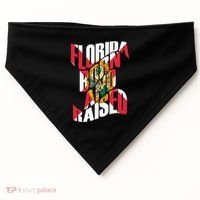 Florida Born And Raised Florida Flag USA-Made Doggie Bandana thumb 0