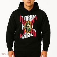 Florida Born And Raised Florida Flag Hoodie thumb 2