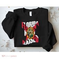 Florida Born And Raised Florida Flag Sweatshirt thumb 2